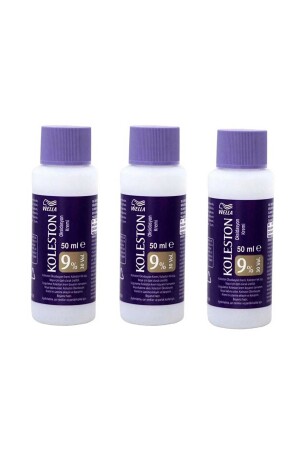 Koleston Peroxid 50 ml Oxidationsmittel 30 Volumen 3 Stück - 3