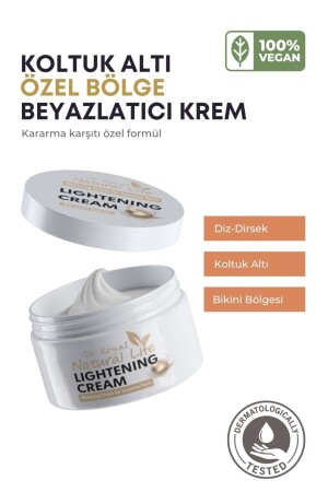 Koltuk Altı Dirsek Diz Bölgesi Bikini Bölgesi Aydınlatıcı Krem 100 Ml - 1