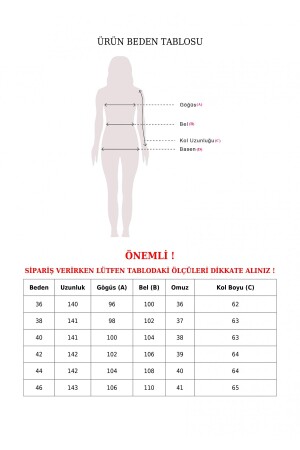 Kolu Işleme Tüllü Bağcıklı Kalem Elbise - 5