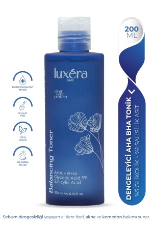 Komedon, Gözenek, Leke Karşıtı Arındırıcı Vegan Tonik, (aha - Bha, Centella Asiatica - Panthenol) LUX106 - 2