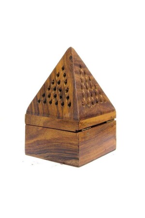 Konisches Räuchergefäß, Pyramidenform, Holz-Räuchergefäß, 3 Stück, konisches Räuchergefäß, Geschenk - 6