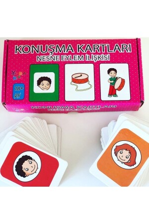 Konuşma Kartları - Nesne Eylem Ilişkisi (18 AY) Özel Eğitim Yukakids DM3620 - 2