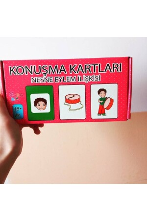 Konuşma Kartları - Nesne Eylem Ilişkisi (18 AY) Özel Eğitim Yukakids DM3620 - 5