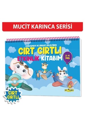 Konuşma Ve Dikkati Geliştiren 2-4 Yaş Cırt Cırtlı Etkinlik Kitabım cırt2 - 2