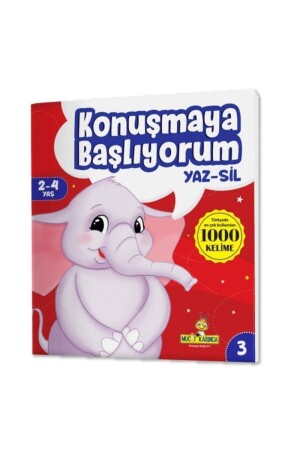 Konuşmaya Başlıyorum Serisi (türkçe'de En Çok Kullanılan 1000 Kelime) (2-4 Yaş) Yaz-sil Kitaplar - 7