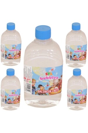 Köpük 5 Adet Baloncuk Likiti Yedek Baloncuk Solüsyon 500ml - 3