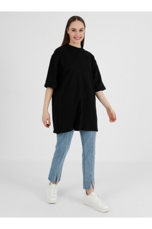 KOPYA - KOPYA - Oversize Kalıp T-shirt - Siyah - - 3