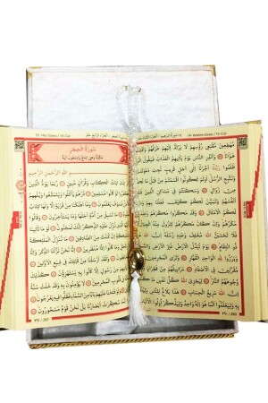 Koran-Kristallstein-Gebetsperlen in Samtbox, weiße Farbe, mittlere Größe - 4