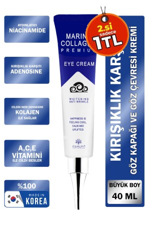 Korean Saf Collagen Ve Niasinamid Içeren Göz Çevresi Ve Göz Kapağı Kırışıklık Kremi - 1