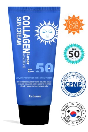 Korean Saf Collagen Ve Niasinamid Içeren Nemlendirici Ve Aydınlatıcı Spf50 Pa Laser Güneş Kremi ESH04 - 2