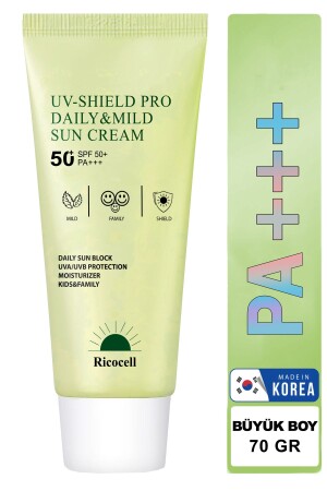 Korean Yeşil Çay Içeren Yatıştırıcı Nemlendirici Spf50 Pa Güneş Kremi RİCO14 - 2