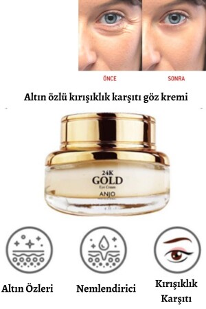 Koreanische Anti-Aging-Augencreme mit reiner Goldessenz, die der Augenpartie ein lebendiges Aussehen verleiht, 30 g MTANJ0004 - 2