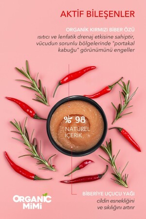 Körperpeeling Anti-Cellulite, straffende Wirkung, revitalisierend, nährend, 250 g, Anti-Cellulite - 4