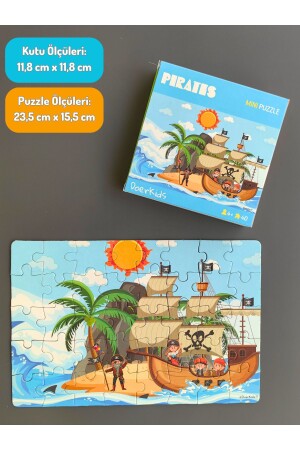 Korsanlar Mini Puzzle 40 Parça 4 Yaş - 4