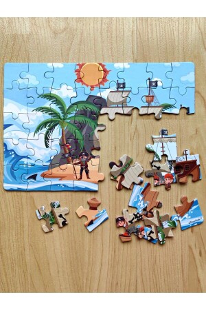 Korsanlar Mini Puzzle 40 Parça 4 Yaş - 5