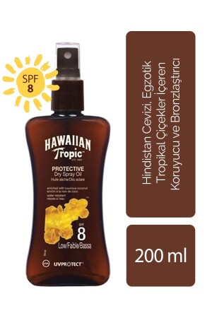 Hawaııan Tropıc Koruyucu Ve Bronzlaştırıcı Yağ Spf 8 5099821009977 - 1