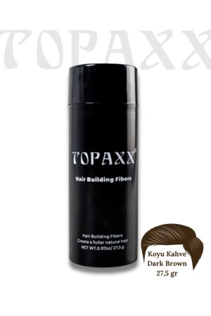 Koyu Kahve-dark Brown Saç Dolgunlaştırıcı Fiber Topik Tozu 27-5gr - 3