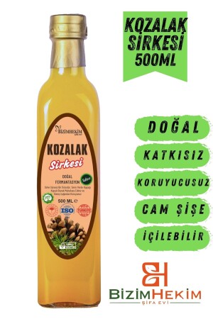 Kozalak Sirkesi %100 Doğal Fermantasyon Koruyucusuz Katkısız 500 ml - 1