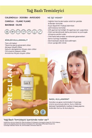 Kräuterhaltiger Make-up-Entferner auf Ölbasis 200 ml L109 - 7