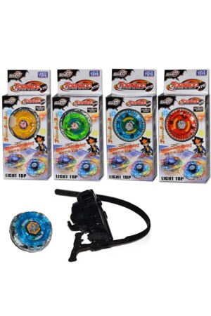 Kreisel-Set in Leuchtbox, Beyblade-Spielset in verschiedenen Farben, 4-teilig, BYB4LU - 3