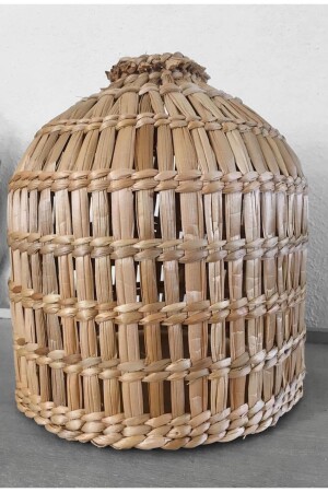 Kronleuchter aus Korbgeflecht und Bambus-Rattan, 30 cm (Sockel im Lieferumfang enthalten) ERS75837 - 3