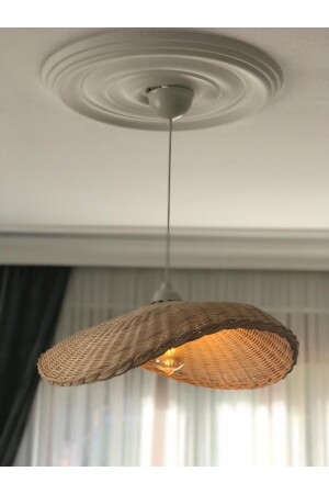 Kronleuchter im Rattan-Design, Durchmesser 50 cm, HE081MA - 9