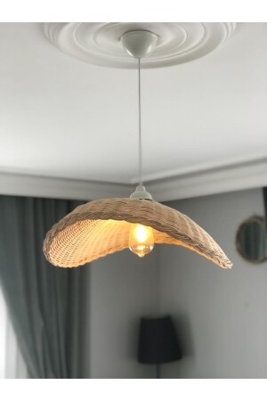 Kronleuchter im Rattan-Design, Durchmesser 50 cm, HE081MA - 10