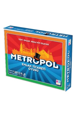 Ks Game Metropol Emlak Ticaret Oyunu Monopoly Monopoli Yeni Model wb027027084667271 - 5