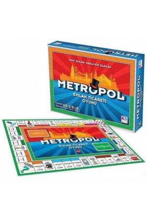 Ks Game Metropol Emlak Ticaret Oyunu Monopoly Monopoli Yeni Model wb027027084667271 - 6