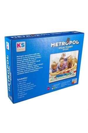 Ks Game Metropol Emlak Ticaret Oyunu Monopoly Monopoli Yeni Model wb027027084667271 - 8