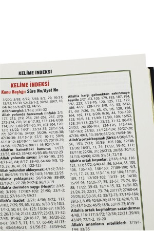 Kuranı Kerim 7 Özellikli Arapça Satır Arası Türkçe Okunuş Kelime Anlamı Meal Tecvidli Rahle Boy KRN-7-RHL - 10