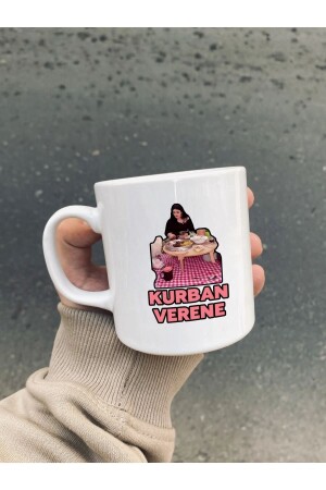 ''kurban Verene'' Hediyelik Beyaz Kupa Çeşitleri LD-HLYKPA - 2