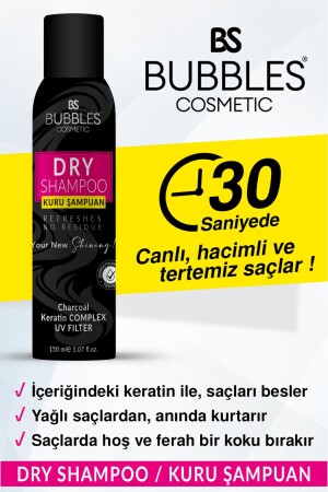 Kuru Şampuan Ekstra Hacim Verici Volumizer Keratin Complex 150ml Unisex Dry Shampoo - 2