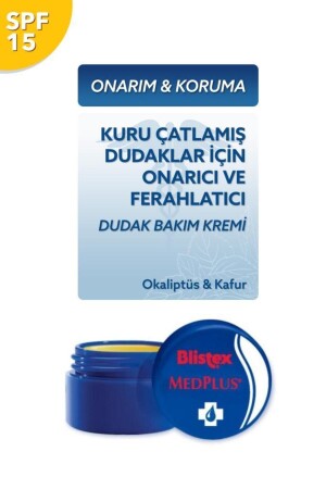 Kuruyan Ve Çatlayan Dudaklara Yoğun Bakım (KAVANOZ) Medplus Jar 7 ml 041388001715 - 1