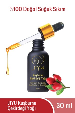 Kuşburnu Yağı Soğuk Sıkım %100 Doğal Yaşlanma, Leke Ve Cilt Çatlakları Için 30 Ml. J0034 - 1