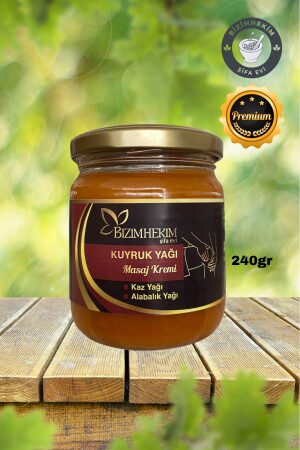 Kuyruk Yağı Kremi 240gr Cam Kavanoz %100 Doğal Güçlendirilmiş Özel Ibn-i Sina Formülü - 2