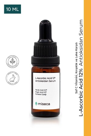 L-Ascorbinsäure 12 % Antioxidans-Serum 10 ml Aufhellendes und Anti-Falten-Serum, reines Vitamin C CB-LAAS - 2