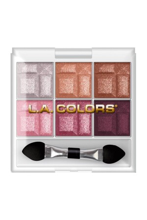 La Colors 6-Farben-Lidschattenpalette Delicate - 3