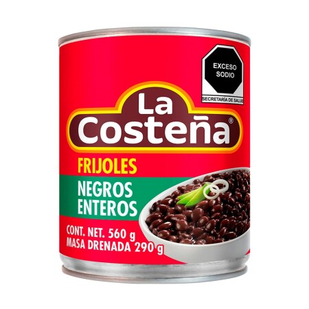 LA COSTENA FRIJOLES BAYOS ENTEROS BLACK BEANS 560 GR - 1