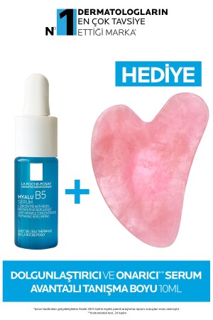 La Roche-posay Hyalu B5 aufpolsterndes Serum 10 ml Meet Size + Gua Sha Stone Geschenk! - 2