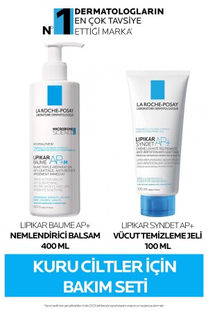 La Roche-posay Kuru Ciltler Için Bakım Seti: Lipikar Baume Nemlendirici&syndet Vücut Temizleme Jeli - 2