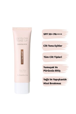 Labonita Tone Up Sun Cream – Hauttonausgleichende und aufhellende Sonnencreme 50 g LNT01 - 1