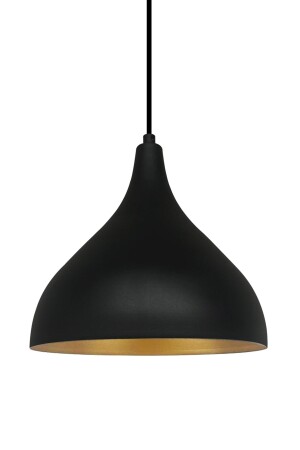 Lange schwarze einzelne Pendelleuchte Kronleuchter Wohnzimmer Küche Café Restaurant Lampe Kinderzimmer Kronleuchter Modelle BMM2016S - 8