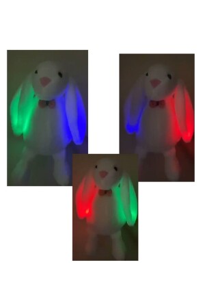 Langohr-Plüschkaninchen mit LED-Licht – schlafender Begleiter, 65 cm - 6