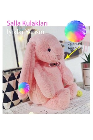 Langohrhase, Plüschkaninchen mit LED-Licht, Schlafbegleiter, 65 cm, ledbunny - 2