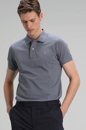 Laon Sports Polo T-Shirt Dunkelgrau - 1