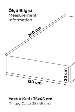 Lastikli Çarşaf Seti (120X200 YÜKSEKLİK 20) - Pure Baby Serisi - Çamlar Ve Geyik ETCSLC8TPB017 - 7