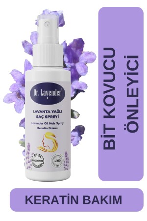 Lavanta Özlü Bit Önleyici- Koruyucu Ve Bit Kovucu Sprey Keratinli Saç Toniği 100 ml - 2