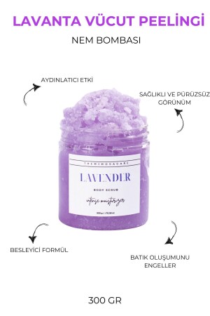 Lavendelextrakt, Entfernung eingewachsener Haare, Reparatur, feuchtigkeitsspendendes Hand-Körper-Peeling - 2