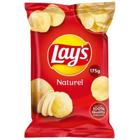 LAYS CHIPS NATUREL ZAK 175 GR - 1